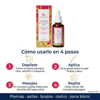 Aceite Reductor de Vello Cyperus Rotundus 60 ml — Depílate Menos Seguido 3