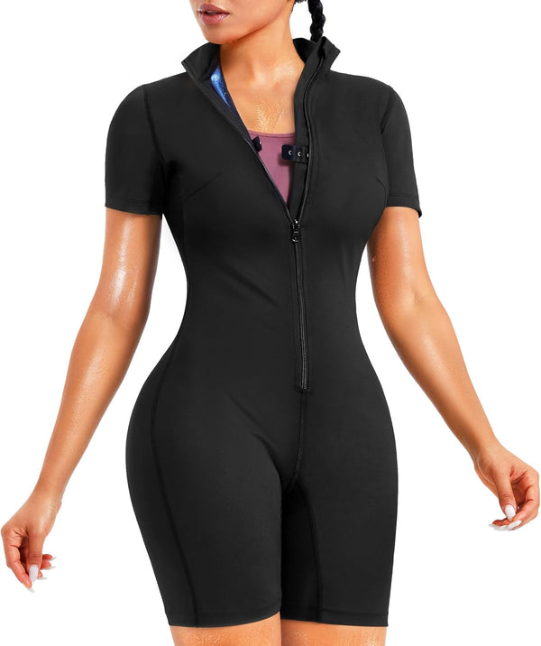 Enterizo Sauna para Mujer — Mono Reductor de Cuerpo Completo