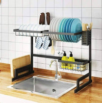Escurridor de Platos Multifuncional - Vajilla Seca y Cocina Ordenada 4