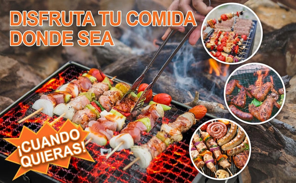 Parrilla Portátil Go — Asador de Carbón Plegable + 🎁 Selladora al Vacío GRATIS