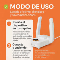 Secador Eléctrico para Calzado - Zapatos Secos, Tibios y Sin Mal Olor 3
