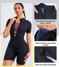 Enterizo Sauna para Mujer — Mono Reductor de Cuerpo Completo 4