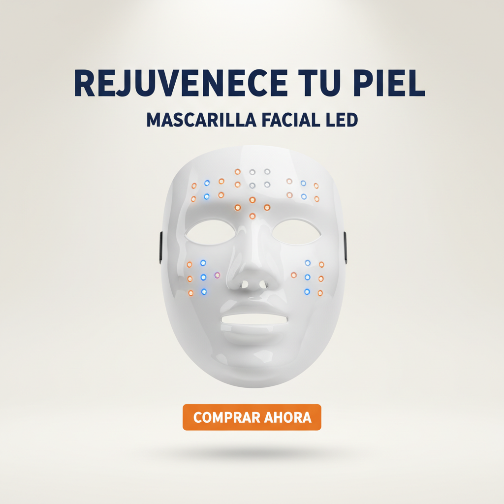 Mascara LED Facial Pro 7 Colores | Piel Radiante y Sin Imperfecciones
