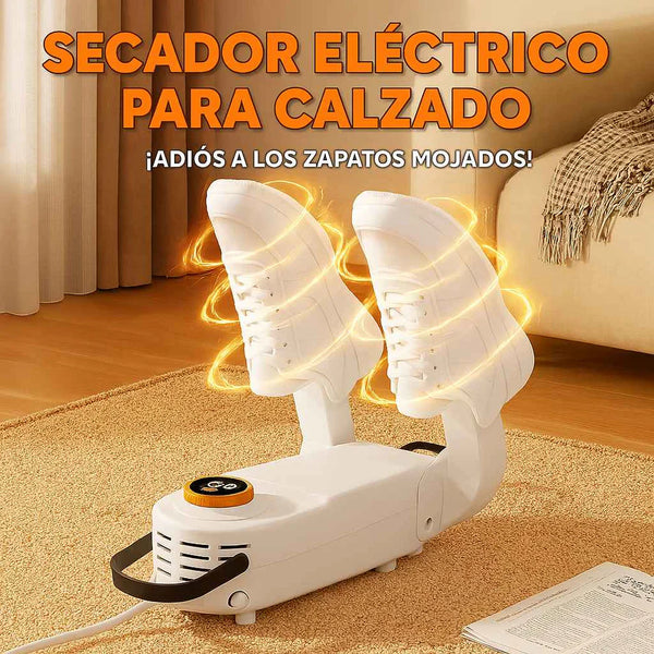 Secador Eléctrico para Calzado - Zapatos Secos, Tibios y Sin Mal Olor